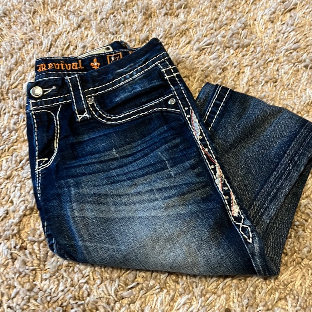 Rock revival skinny jeans